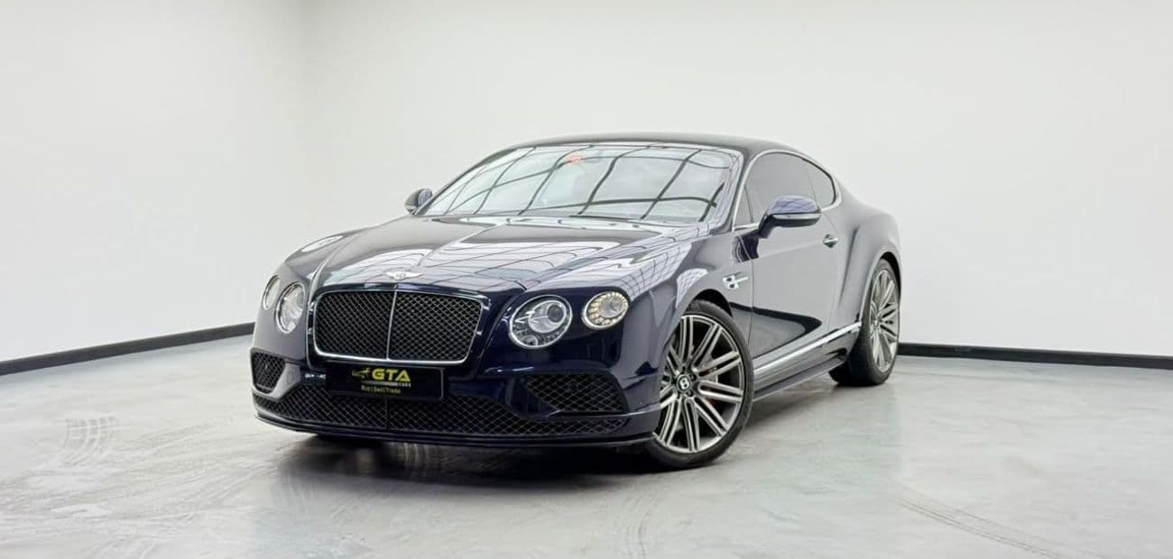 2016 Bentley Continental GT SPEED thumbnail 3