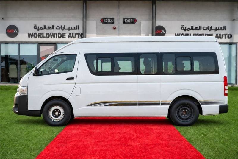 2025 Toyota Hiace STD 2.7 PETROL V4 REAR WHEEL DRIVE 5 DOOR 13 SEATERS thumbnail 4