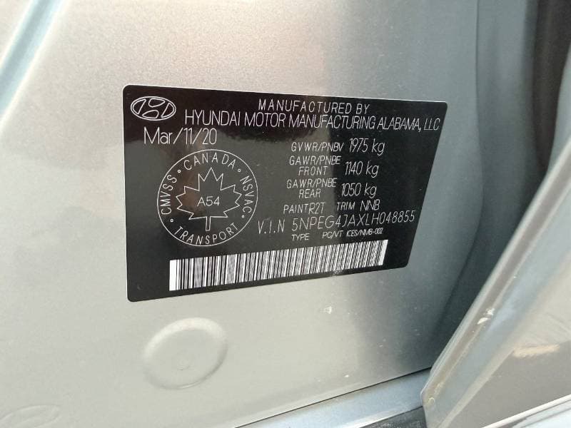 2020 Hyundai Sonata SEL thumbnail 8
