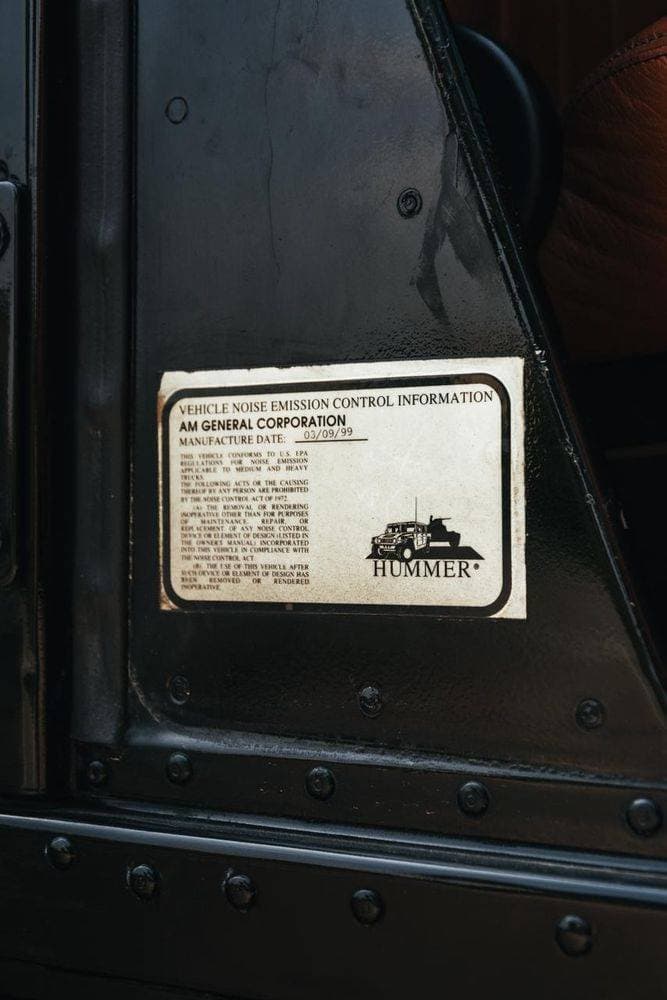 1999 Hummer H1 thumbnail 3