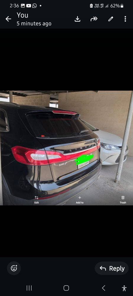 2016 Lincoln MKX thumbnail 3