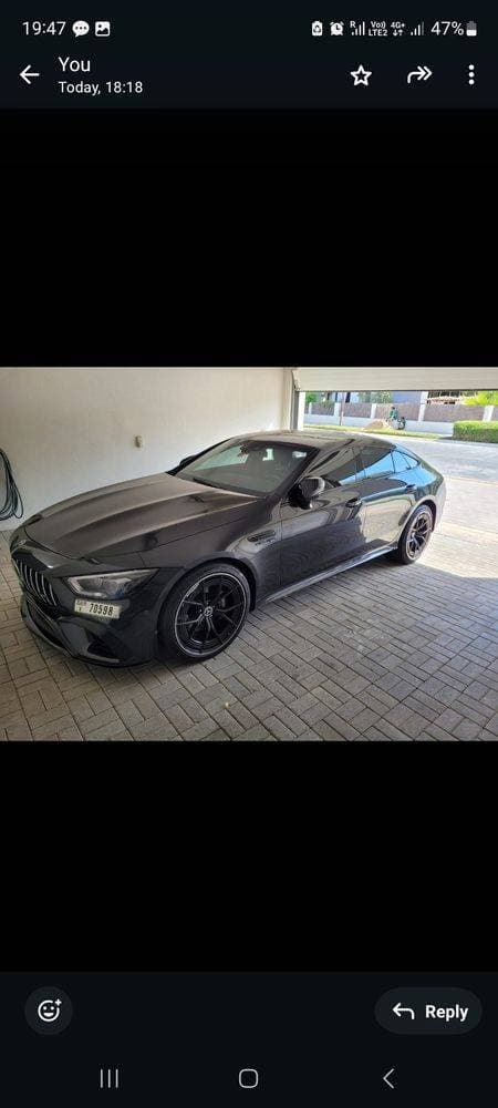 2019 Mercedes-Benz AMG GT 4-Door Coupe thumbnail 3