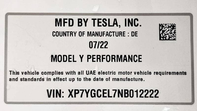 2022 Tesla Model Y thumbnail 5